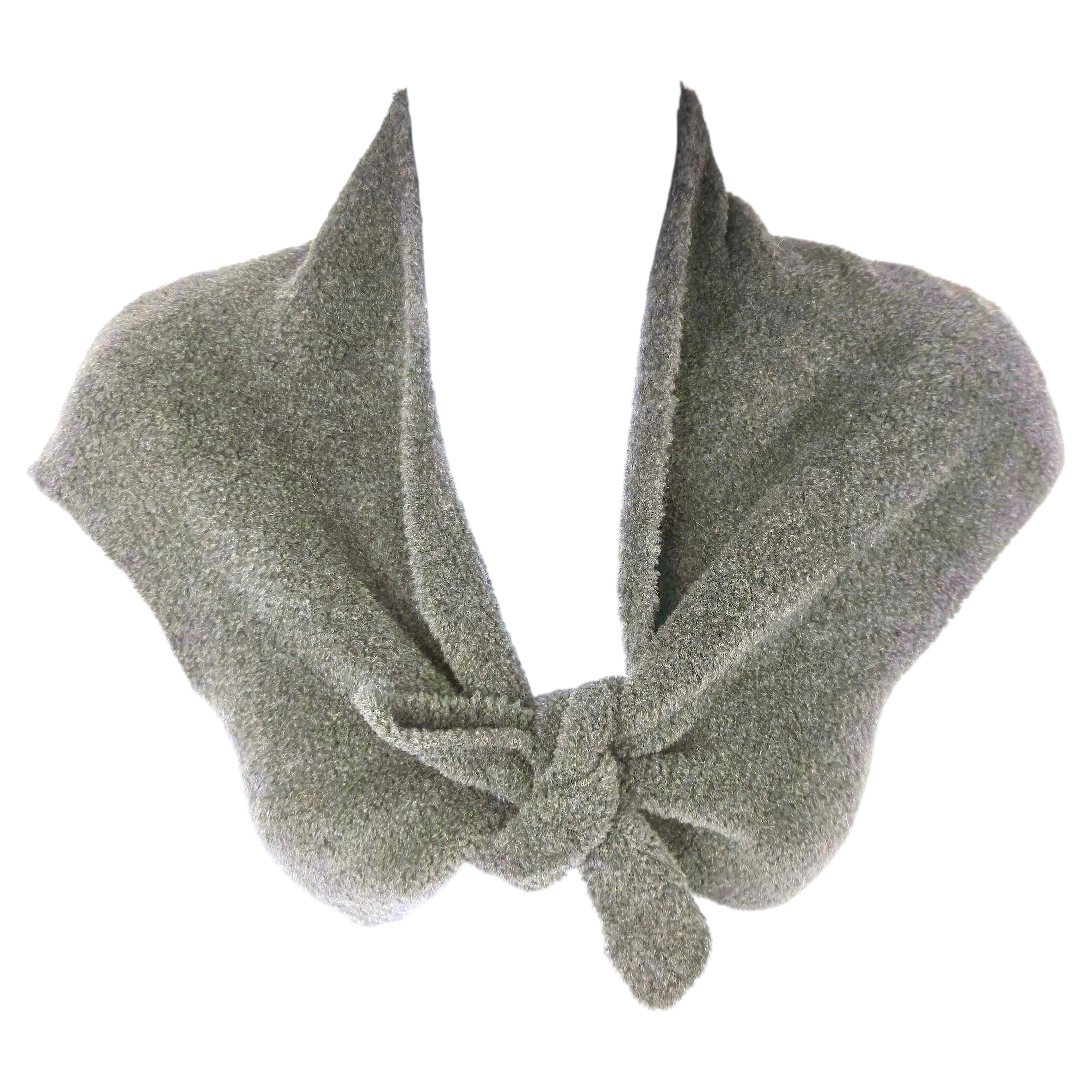 Rocha Furry BallerinaShrug Wool CapSleeve Tied CroppedSweater, early1990s