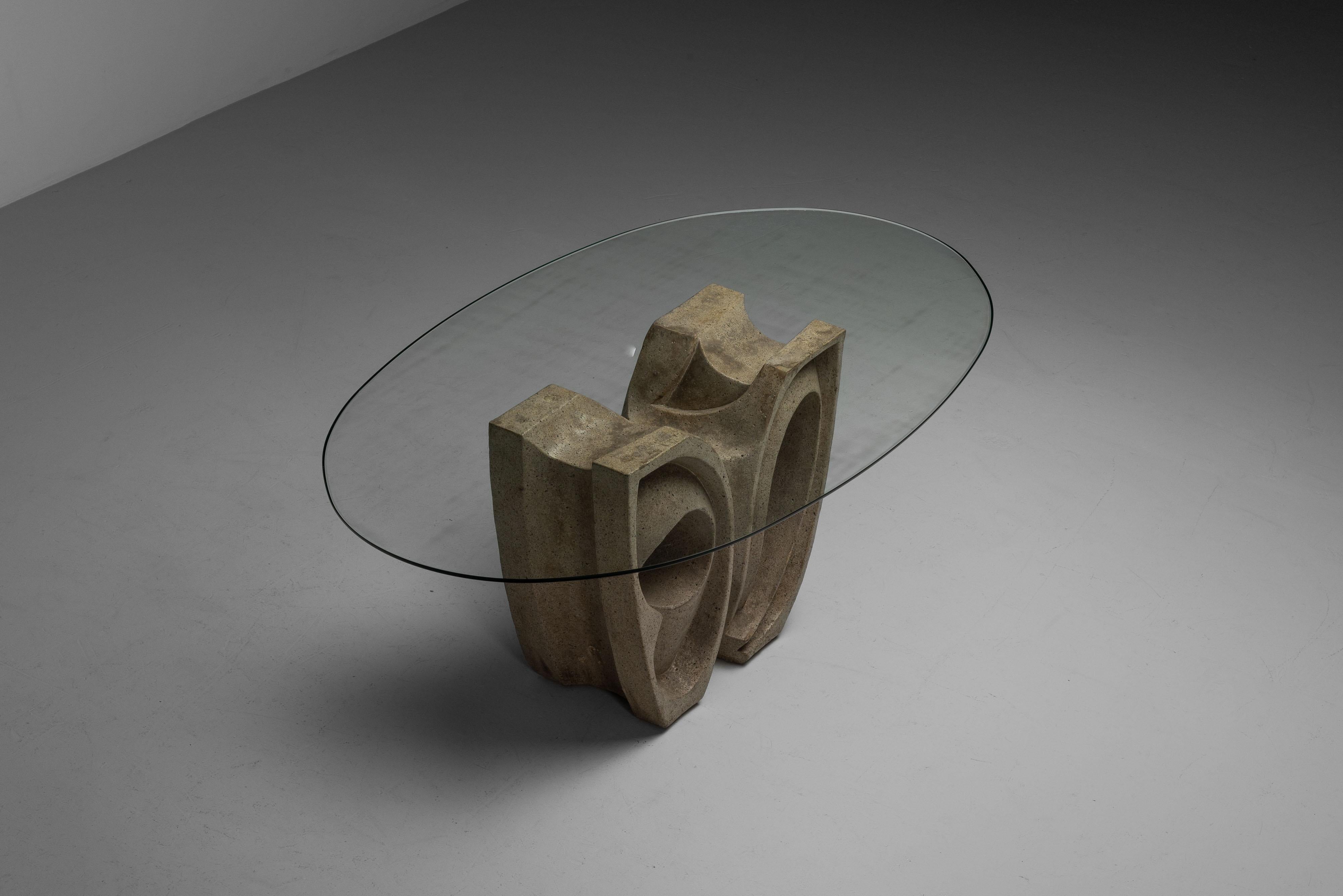Table de salle à manger sculpturale de Rocha Vivas Argentina 1960 en vente 3
