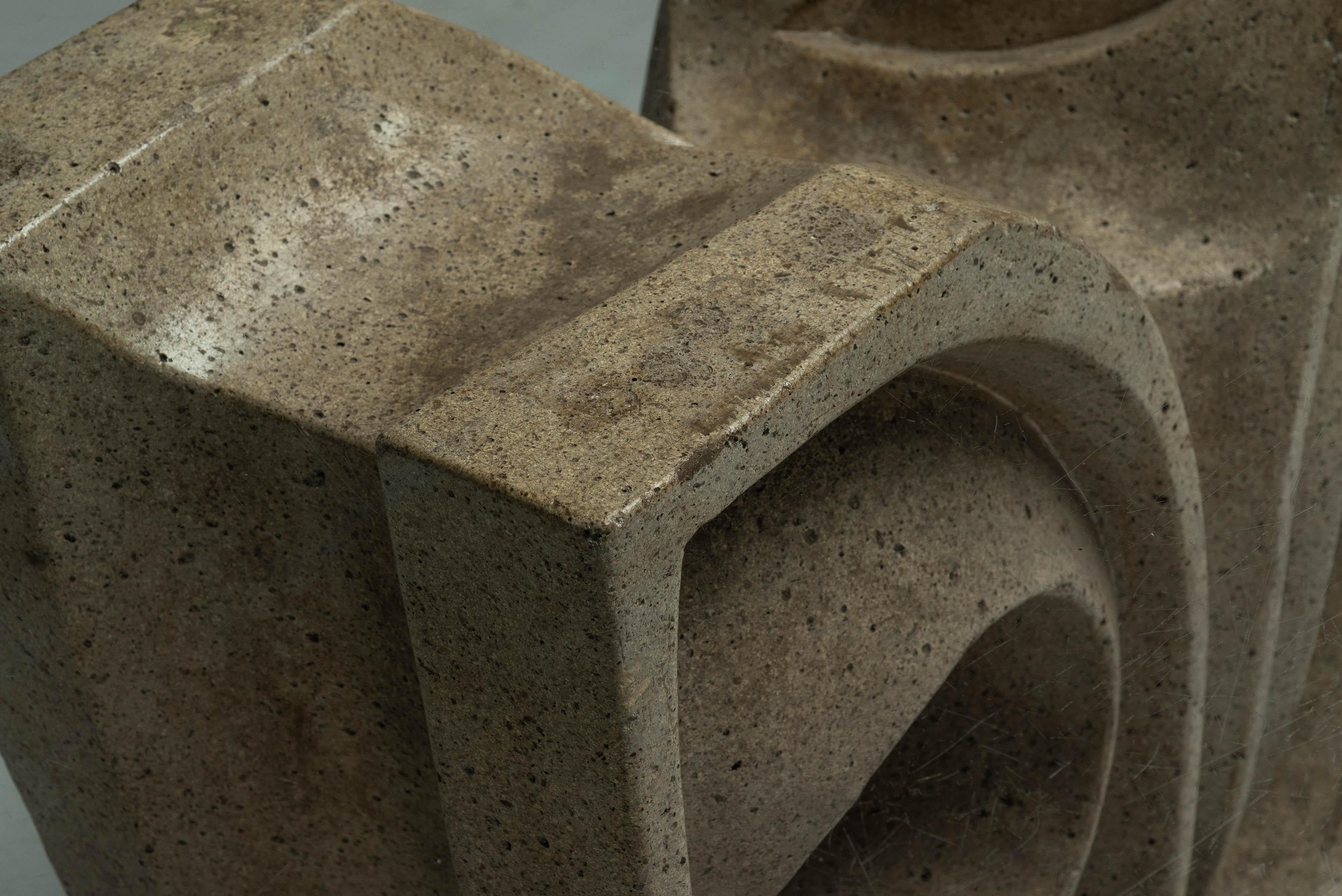 Table de salle à manger sculpturale de Rocha Vivas Argentina 1960 en vente 4