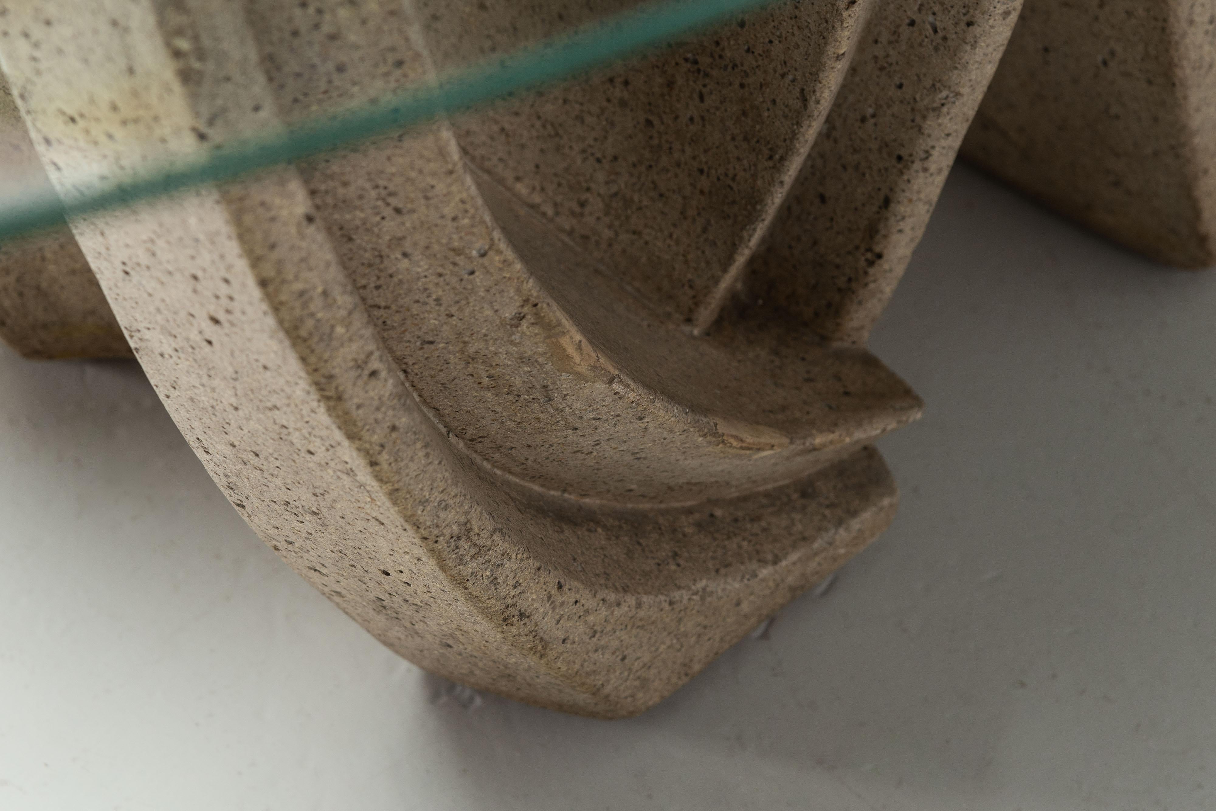 Table de salle à manger sculpturale de Rocha Vivas Argentina 1960 en vente 6