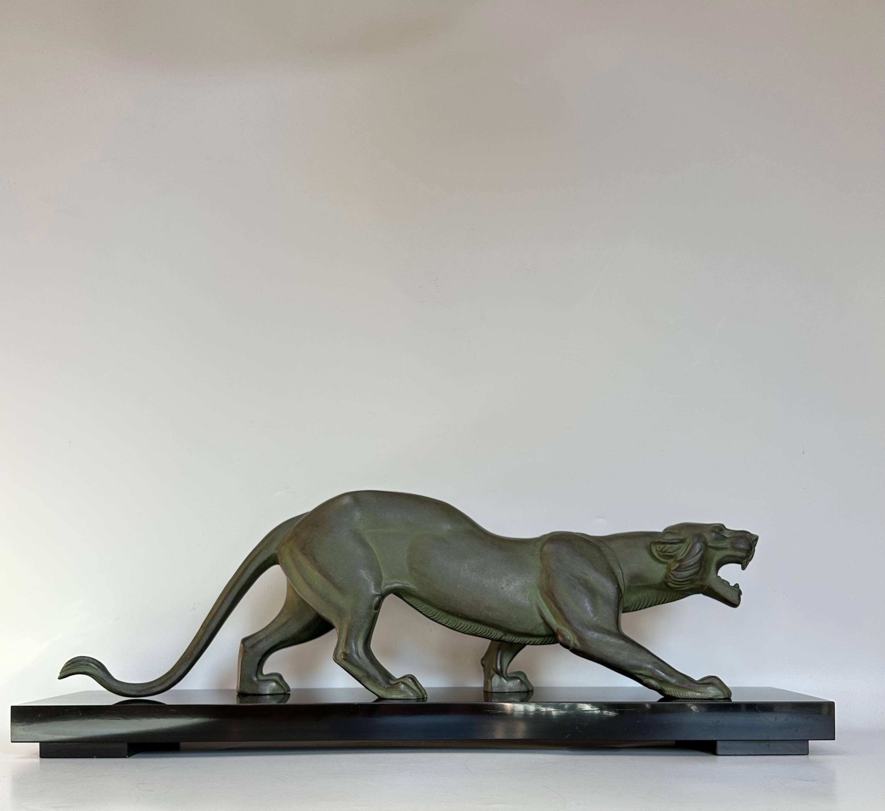 Francese Pantera Rochard Art Deco in vendita