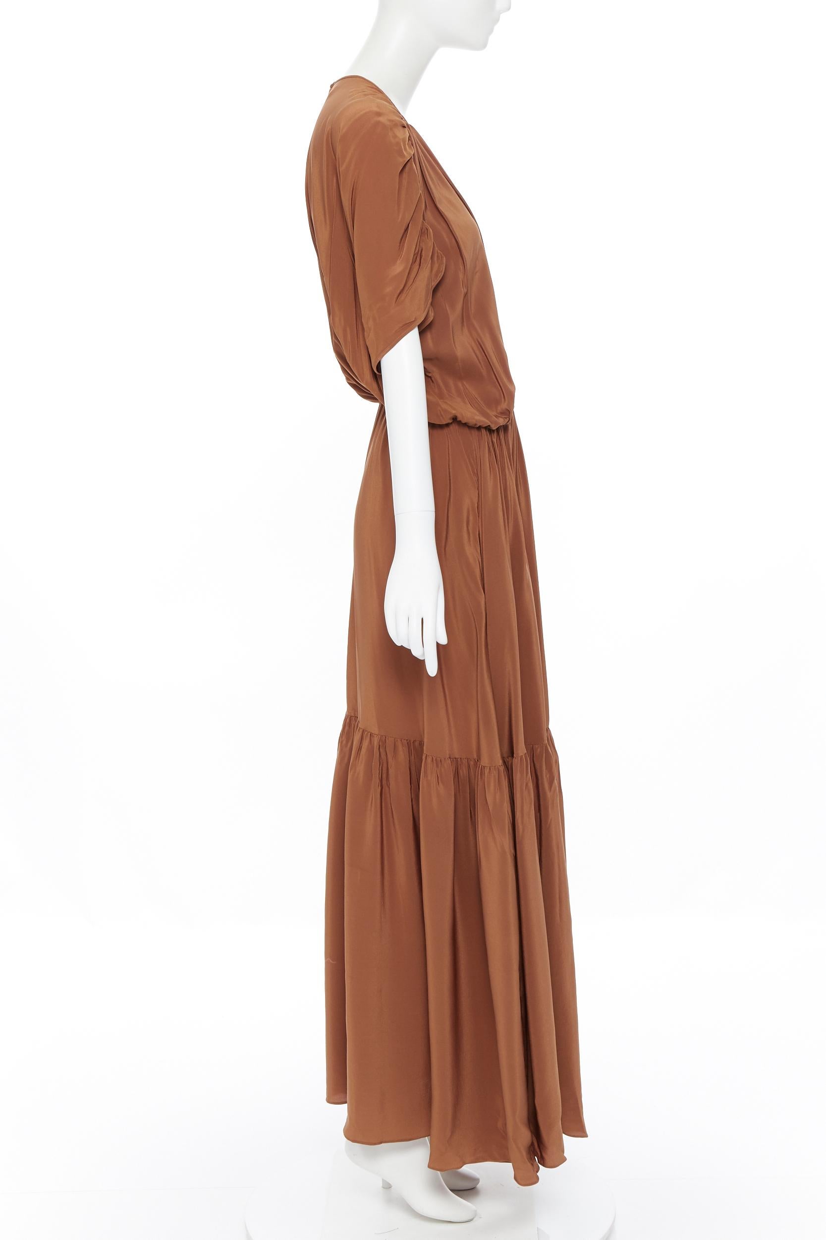 short brown dress