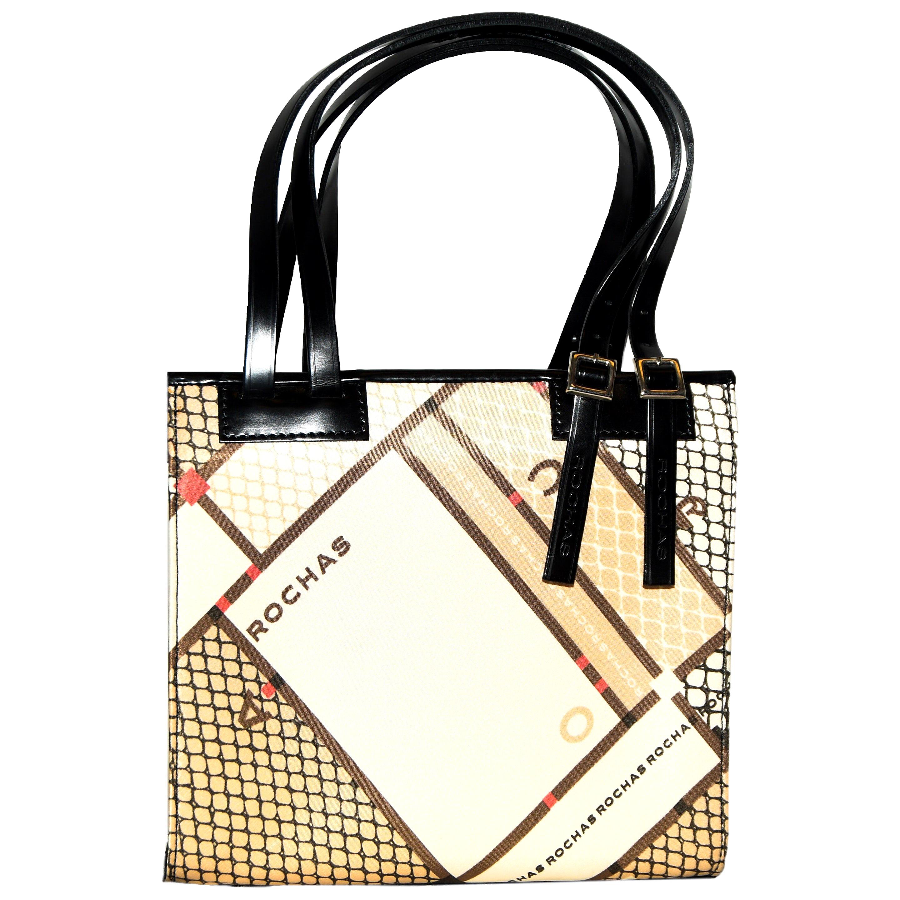 2000s Rochas Calf Hair Clutch For Sale at 1stDibs