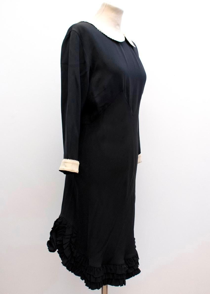 rochas black dress