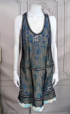 Rochas by Olivier Theyskens Tulle and Crinkle Silk Mini Dress, S/S 2005