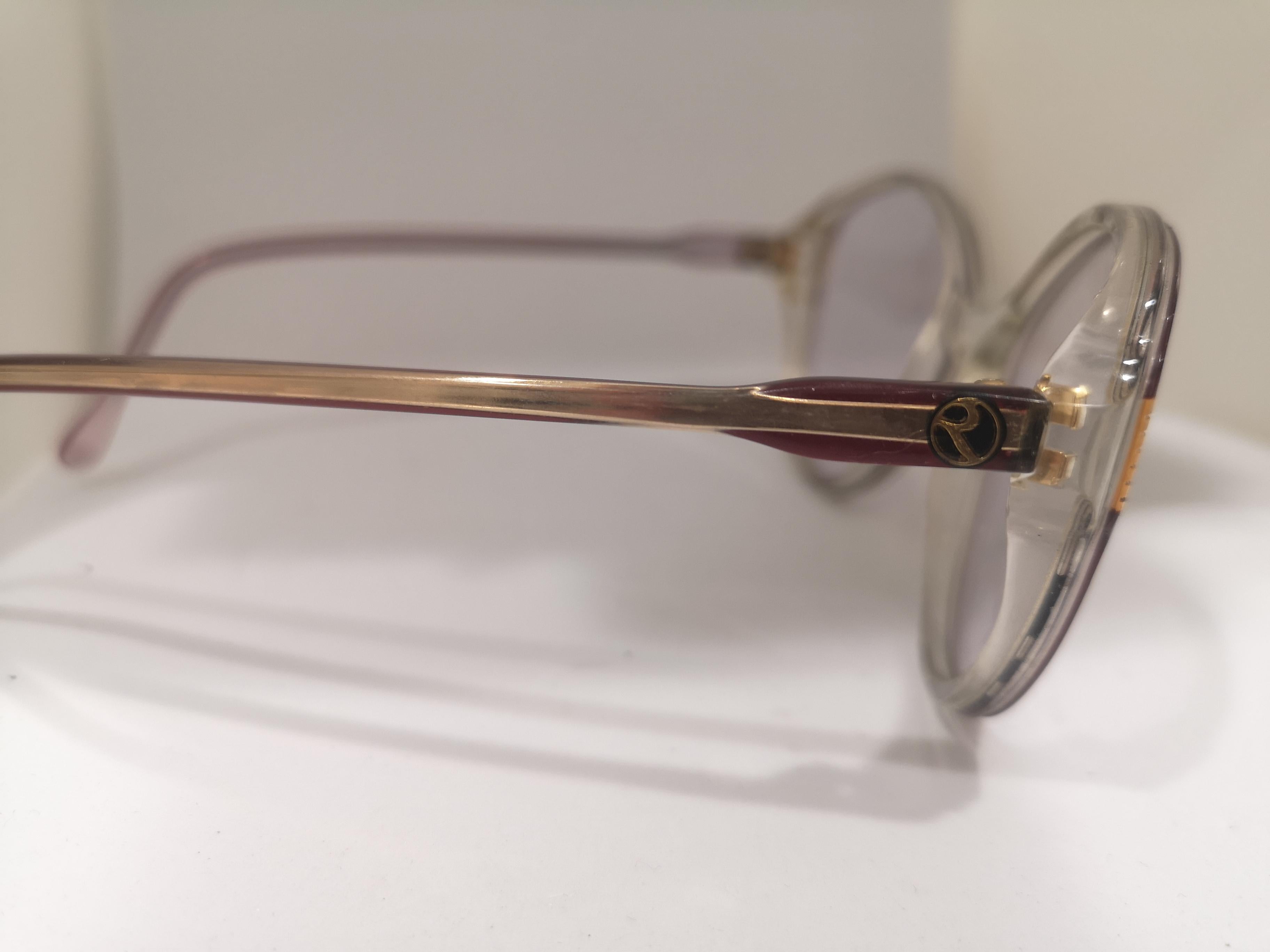 Rochas frame glasses In Good Condition For Sale In Capri, IT