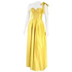 Rochas Gold Gown