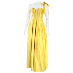 Retro  Rochas Gold Gown