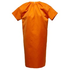 Rochas Orange Short Sleeve Dress