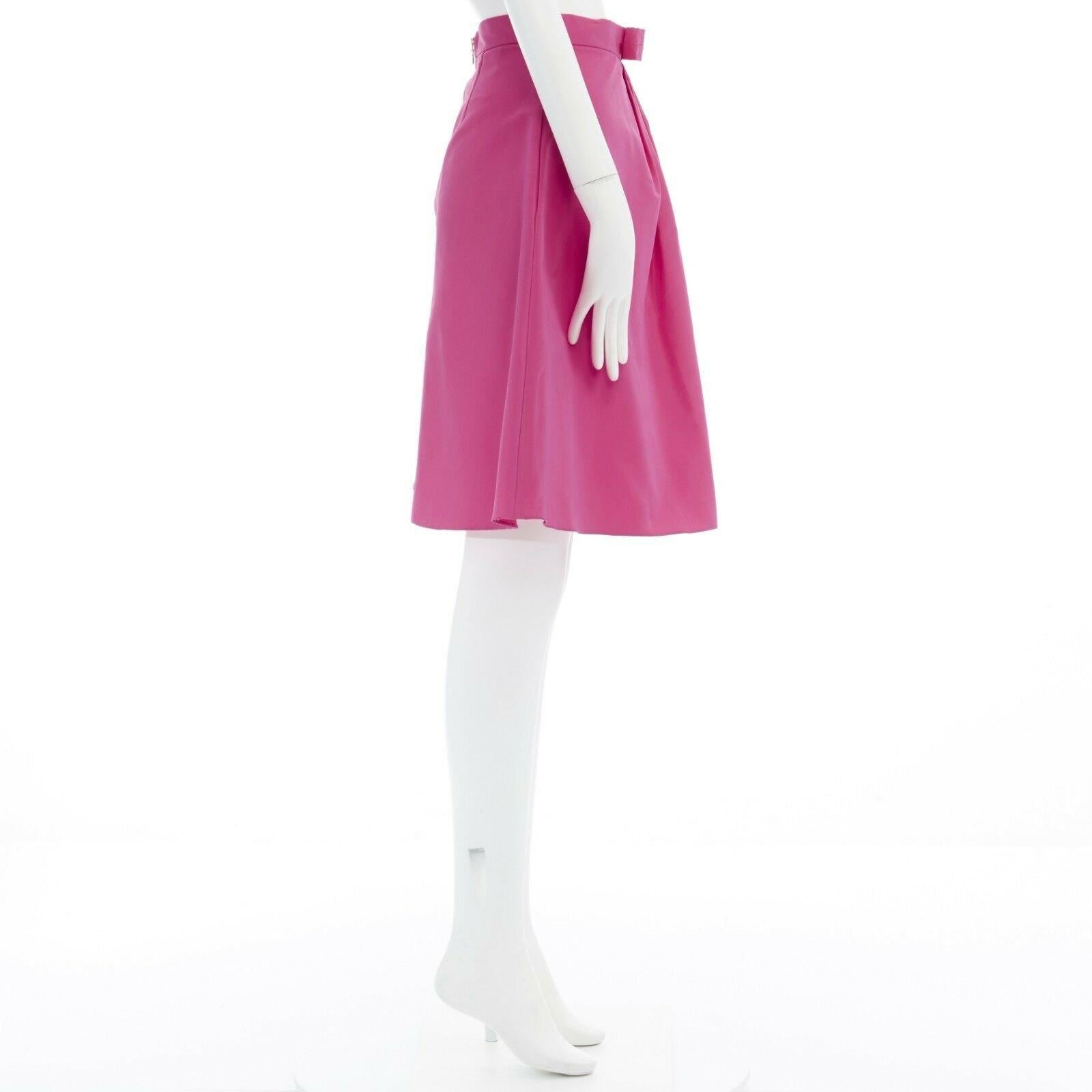 pink polyester skirt