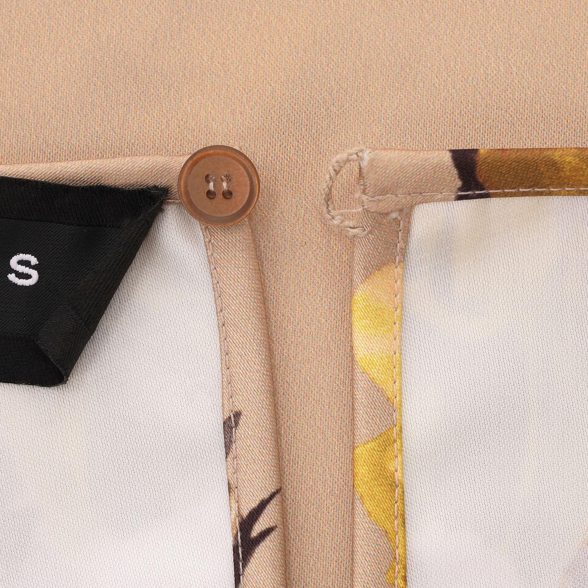 De las mujeres Top de satén con estampado de rosas Rochas en venta
