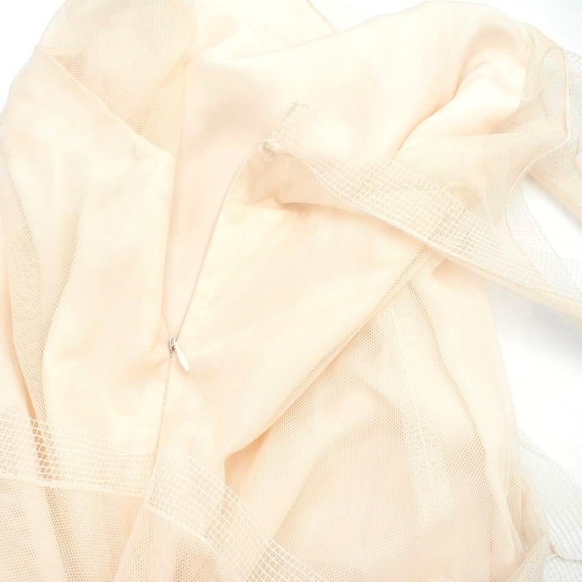 Rochas Silk-blend Sequin & Feather Embellished Hem Dress - Size US 4 3