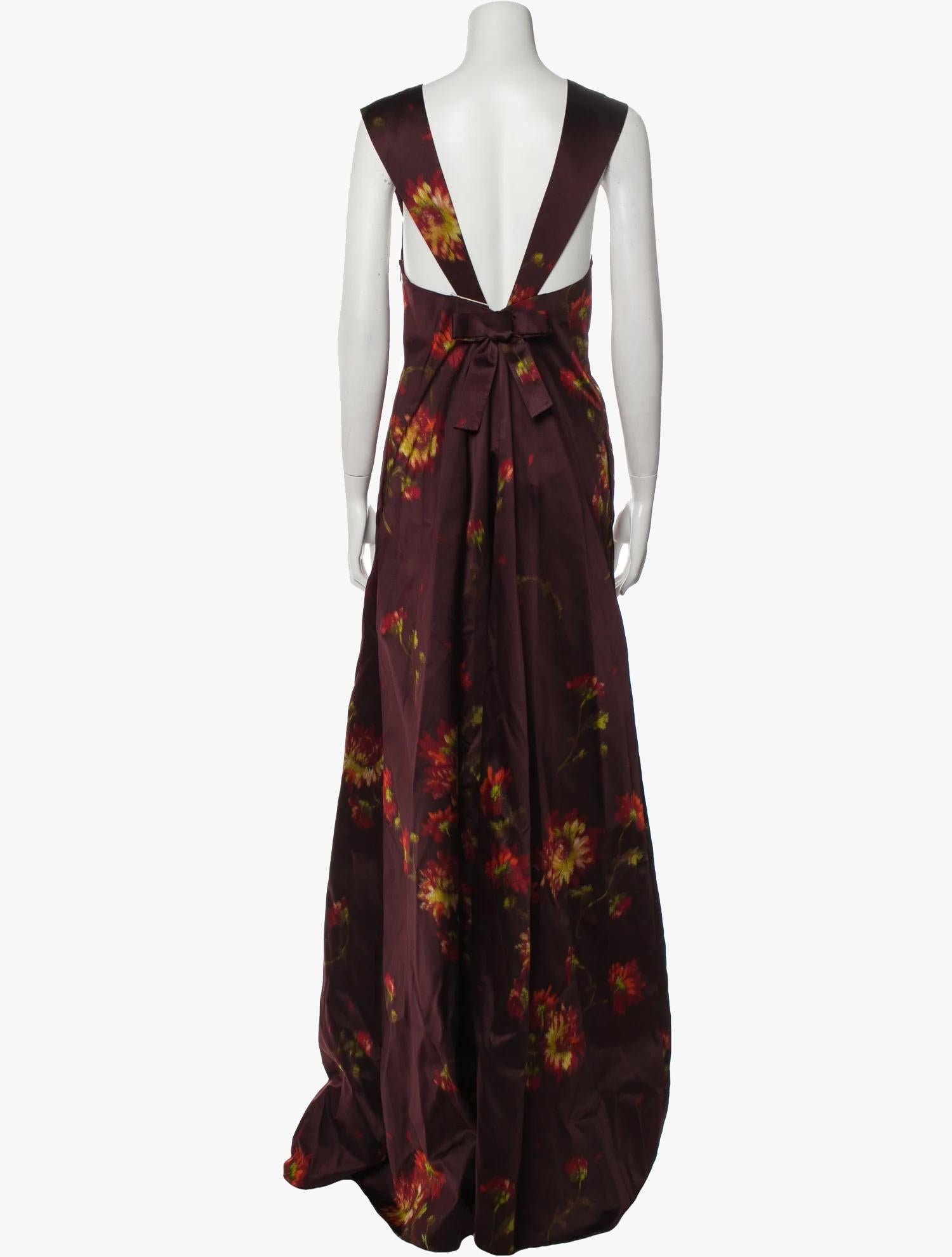 Vestido de noche de seda Rochas Negro en venta