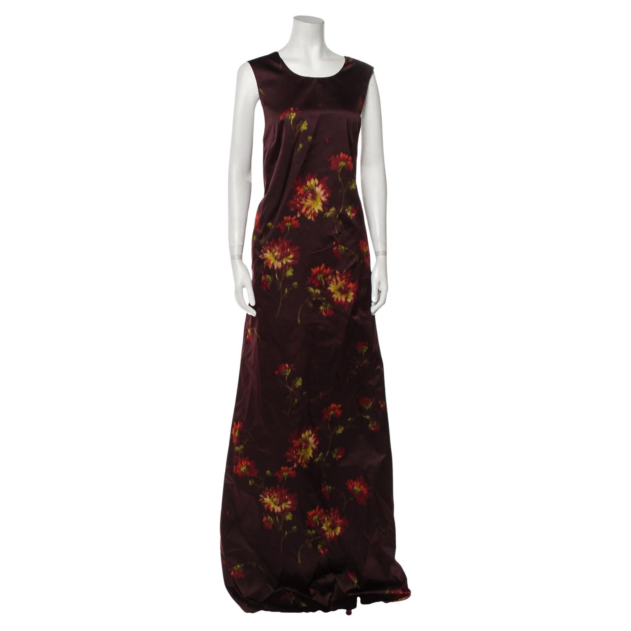 Vestido de noche de seda Rochas en venta