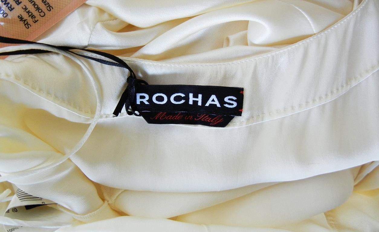 Gray Rochas Vintage Inspired Harlow Bias Cut Silk Gown  NWT For Sale