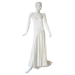 Rochas Vestido de seda de corte sesgado Harlow de inspiración vintage  NWT