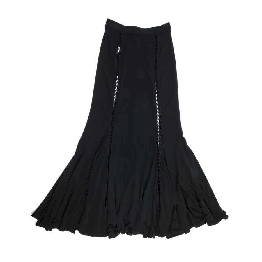 CHANEL High Waist Red Linen Skirt For Sale at 1stDibs | high waisted ...