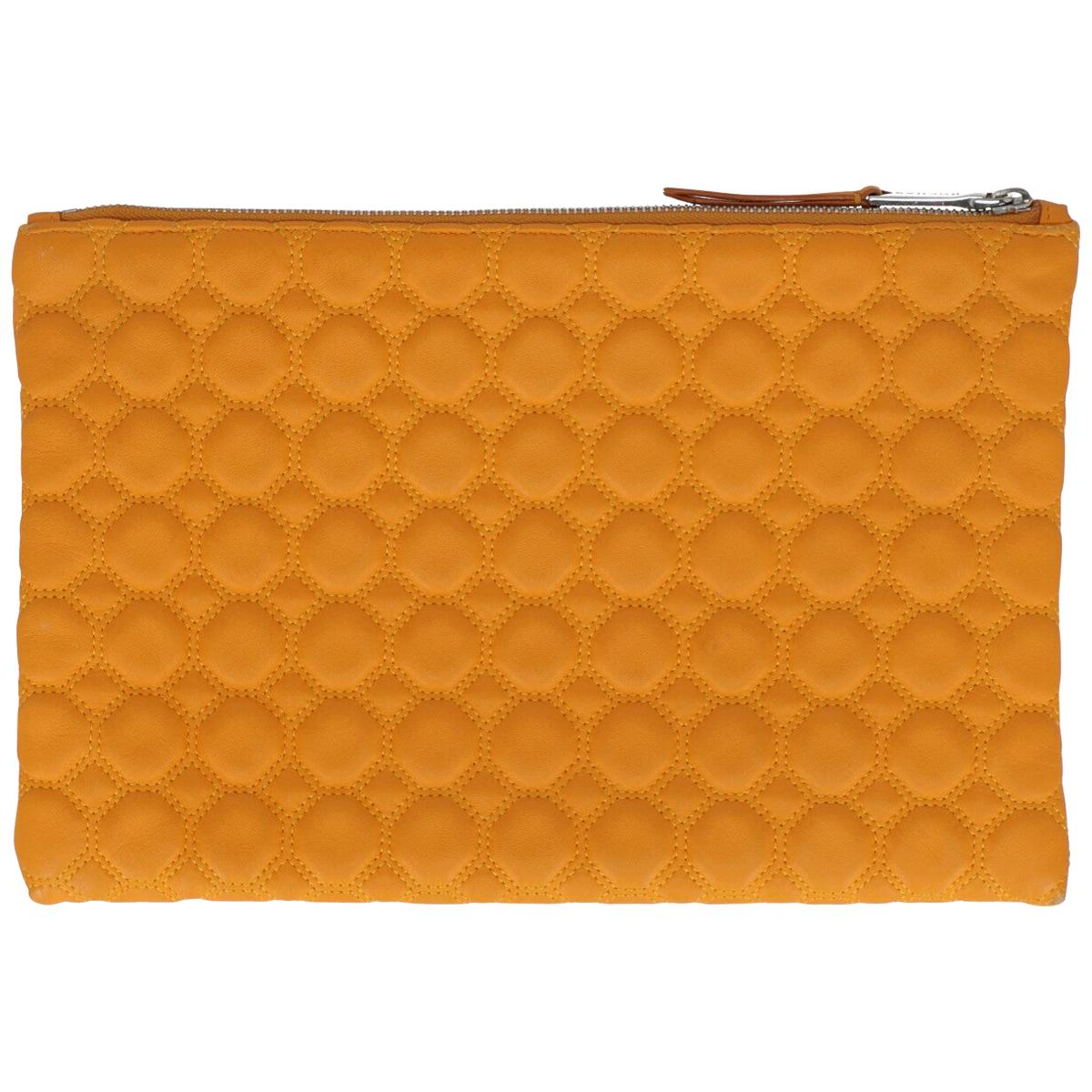 Rochas Woman Handbag  Orange Leather For Sale