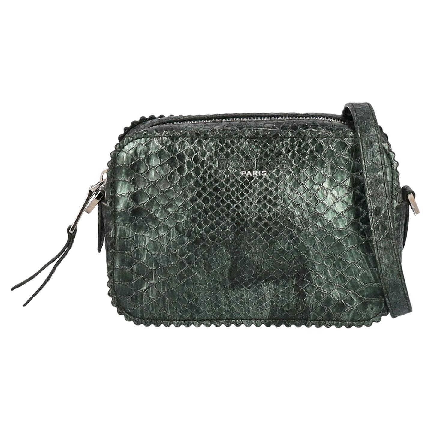 Rochas Women Shoulder bags Green Leather  For Sale
