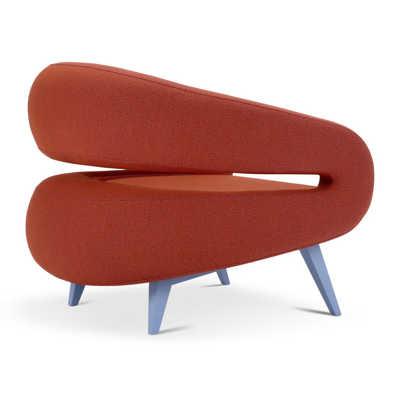 Modern Roche Armchair in Red by Daria Zinovatnaya  For Sale