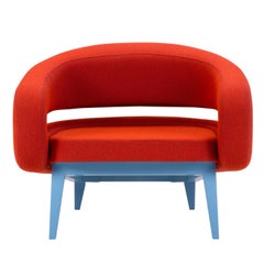 Roche Armchair in Red by Daria Zinovatnaya 