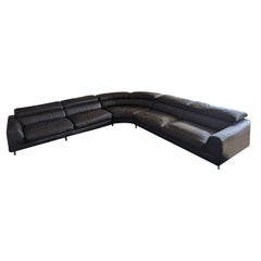 ROCHE BOBOIS 10'x10' (en anglais)  Canapé sectionnel en cuir L-SHAPE