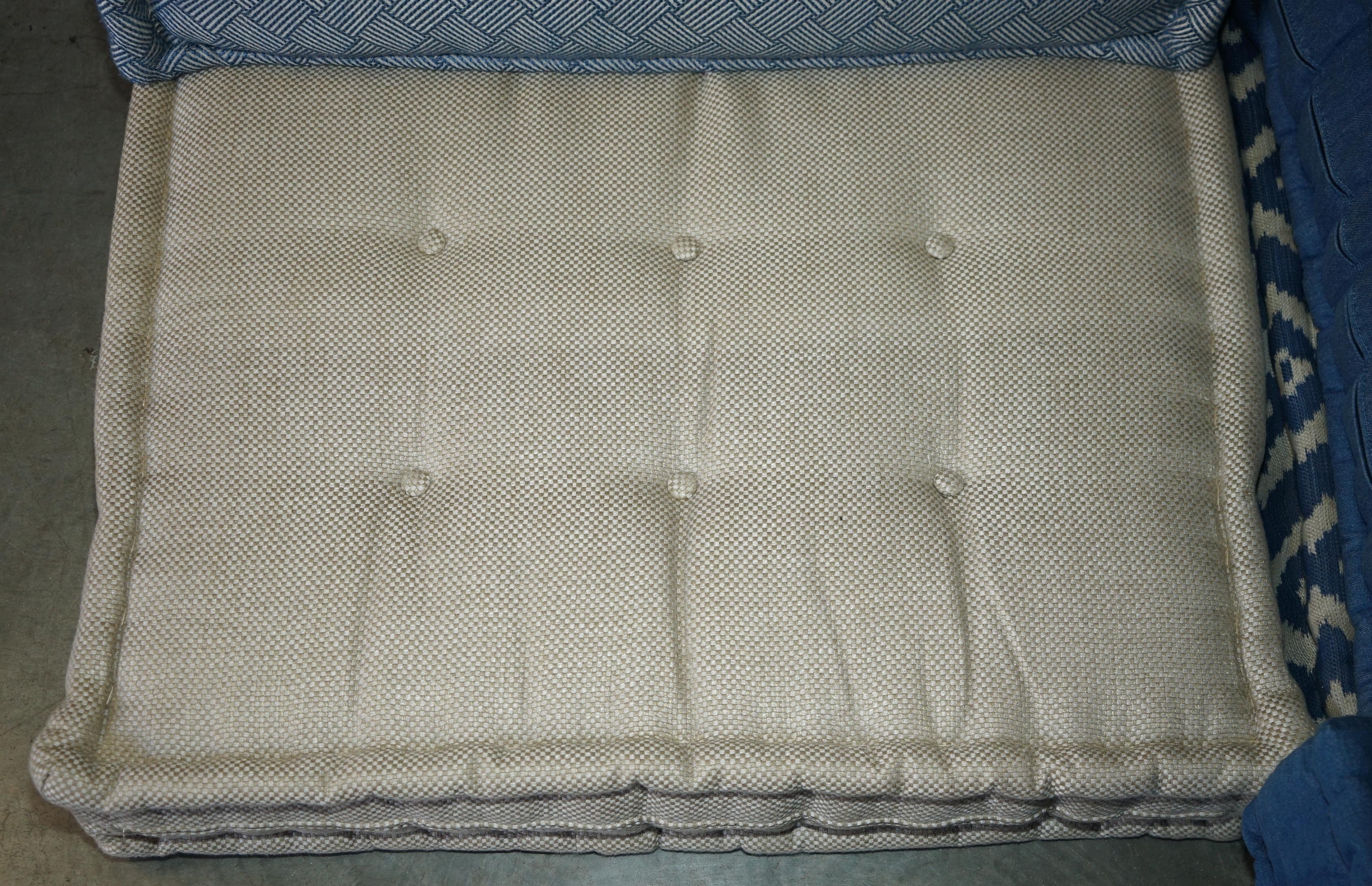 ROCHE BOBOIS 11 PiECE KENZO MAH JONG BY HANS HOPFER CORNER MODULAR SOFA SET For Sale 2