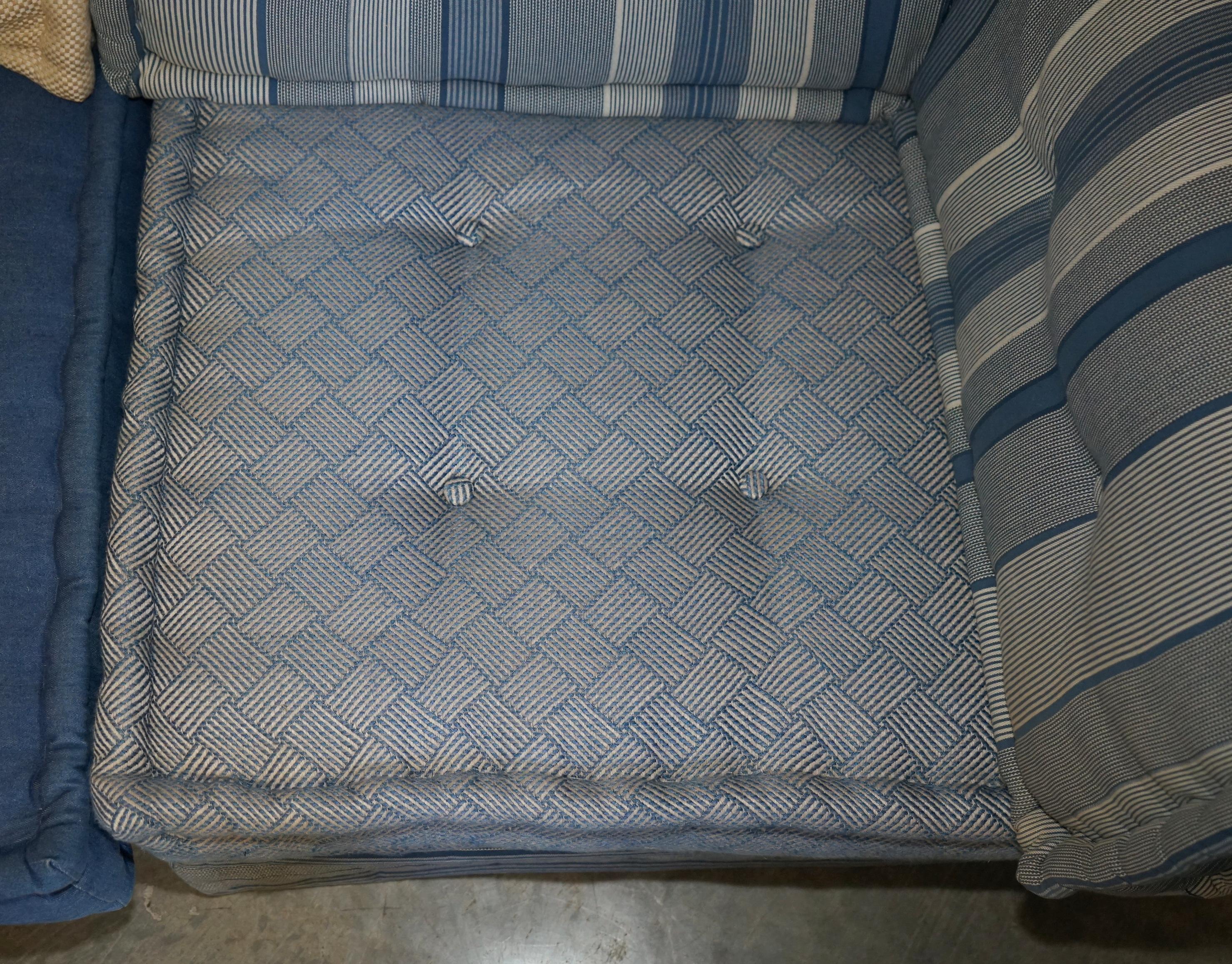 20th Century ROCHE BOBOIS 11 PiECE KENZO MAH JONG BY HANS HOPFER CORNER MODULAR SOFA SET For Sale