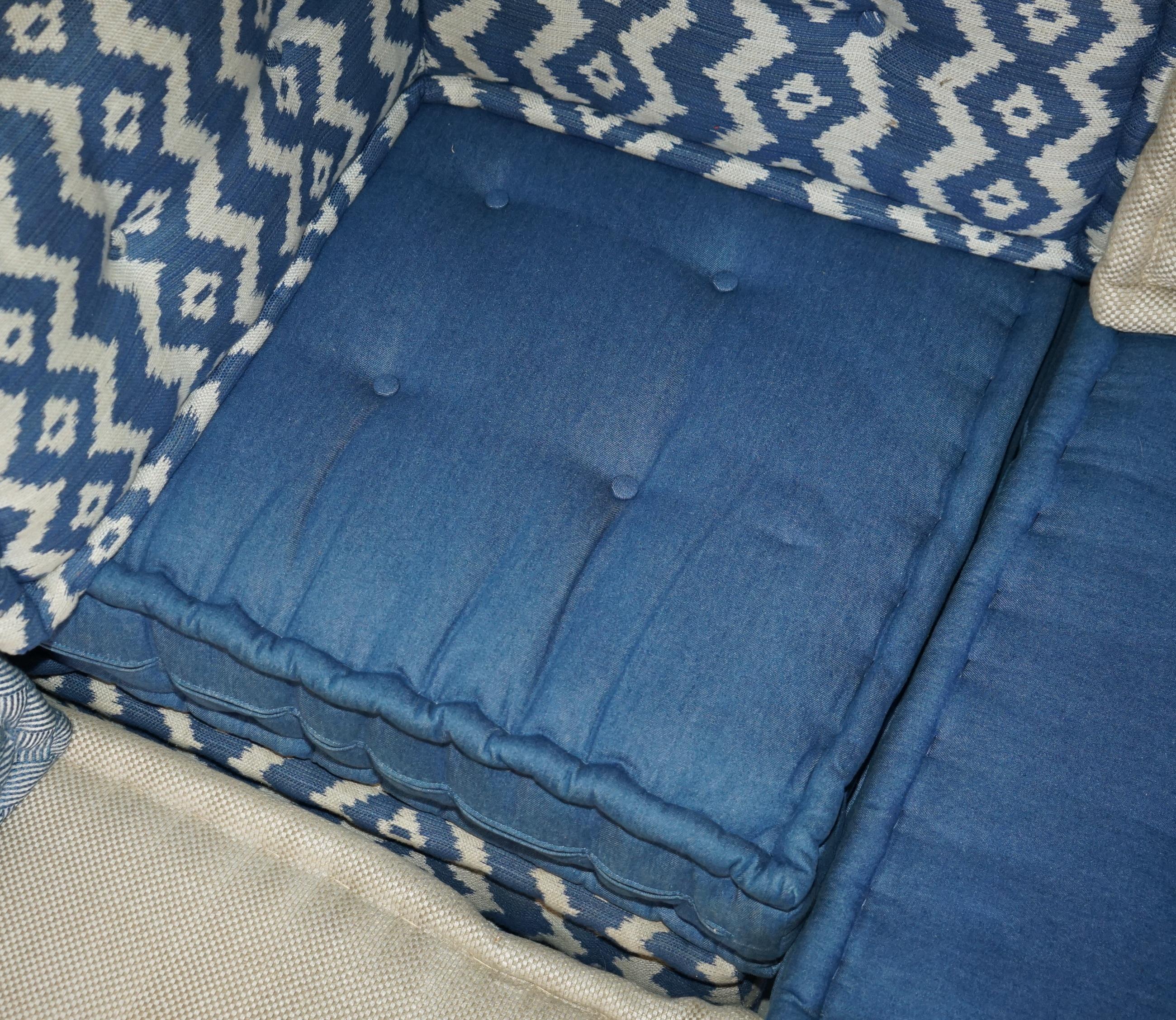 ROCHE BOBOIS 11 PiECE KENZO MAH JONG BY HANS HOPFER CORNER MODULAR SOFA SET For Sale 1