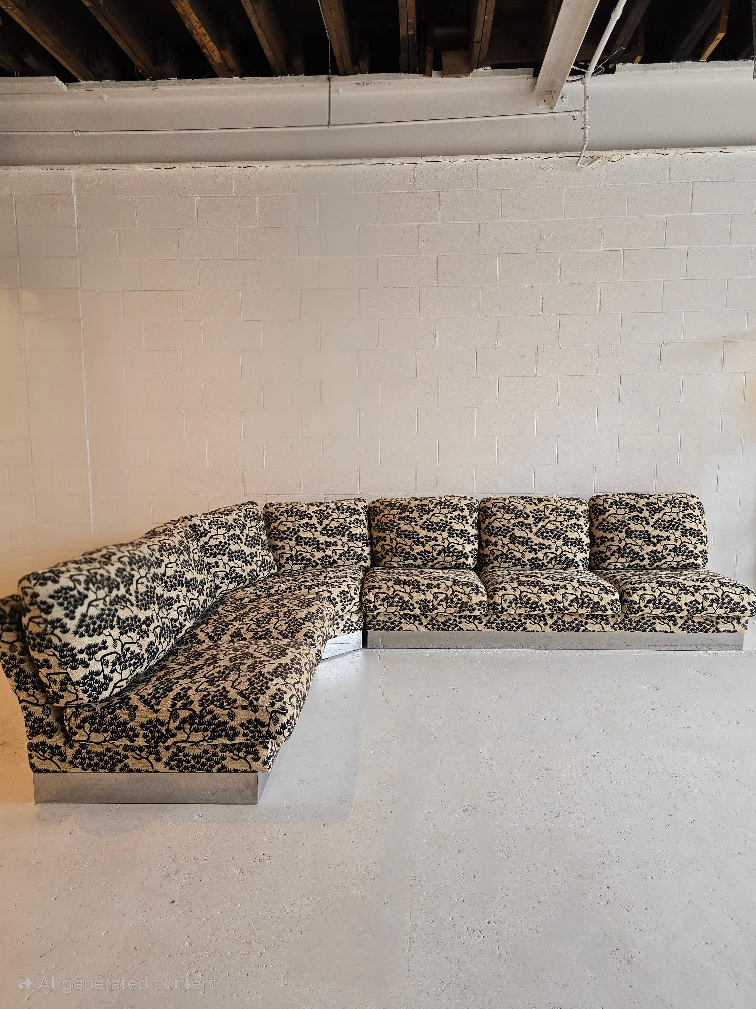 Français Roche Bobois 1980s Modular Sectional Sofa Made in France en vente