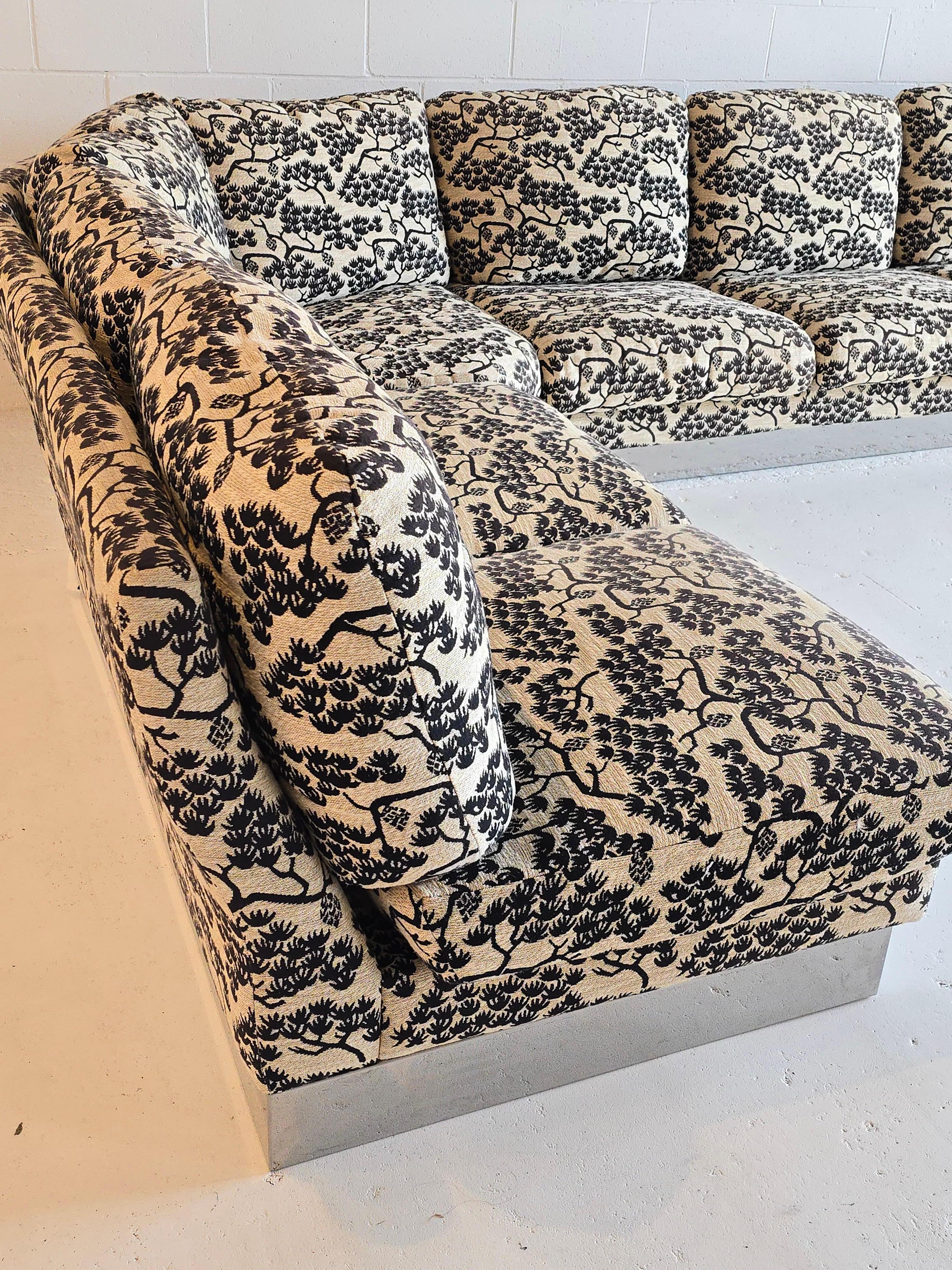 Roche Bobois 1980s Modular Sectional Sofa Made in France Bon état - En vente à Toronto, ON