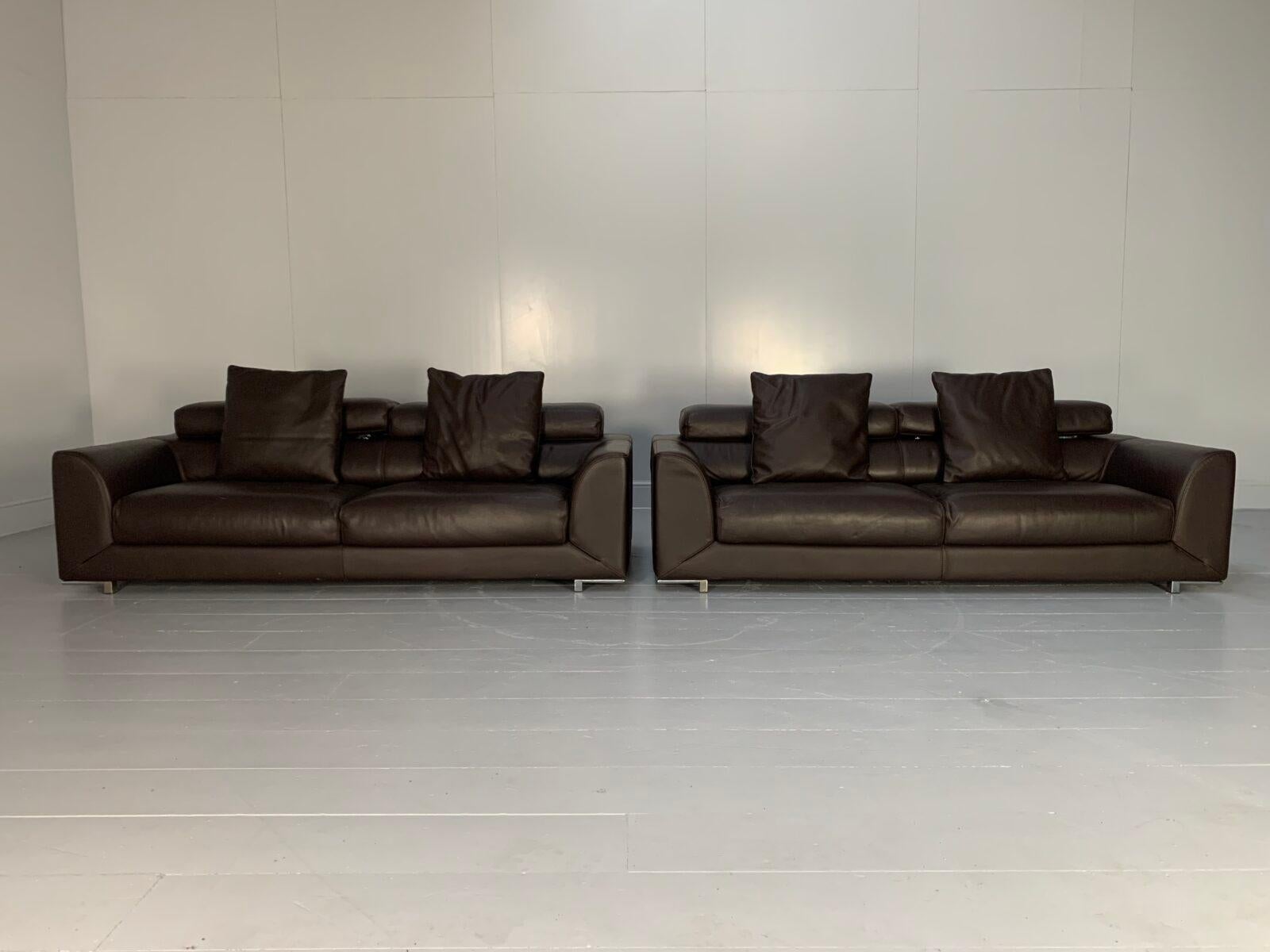 canape cuir roche bobois 3 places