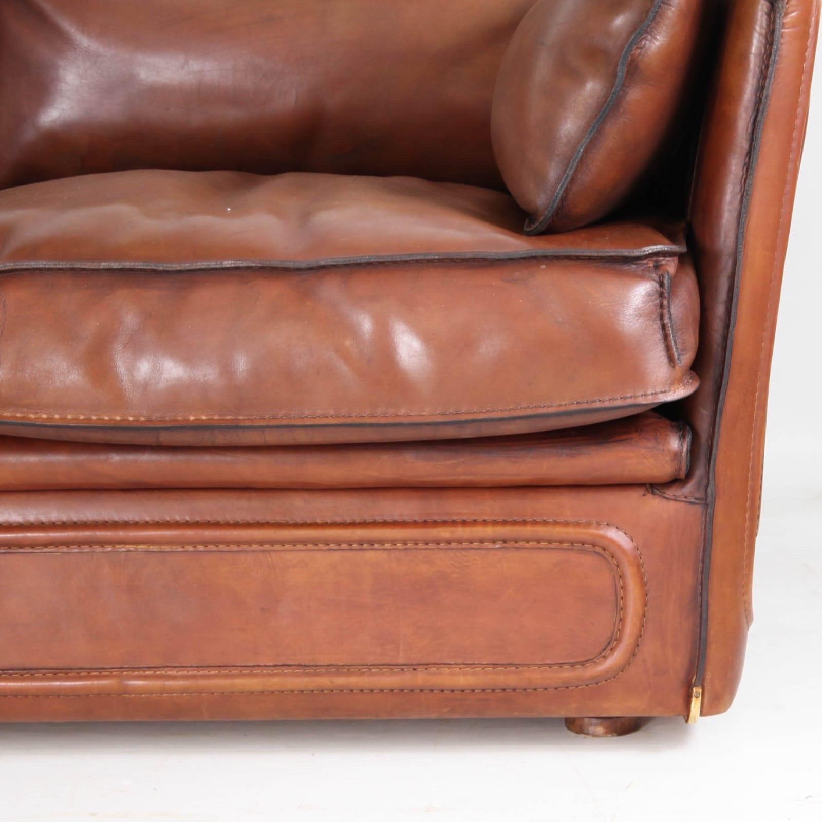 Divano in pelle a 3 posti di Roche Bobois in vendita 7