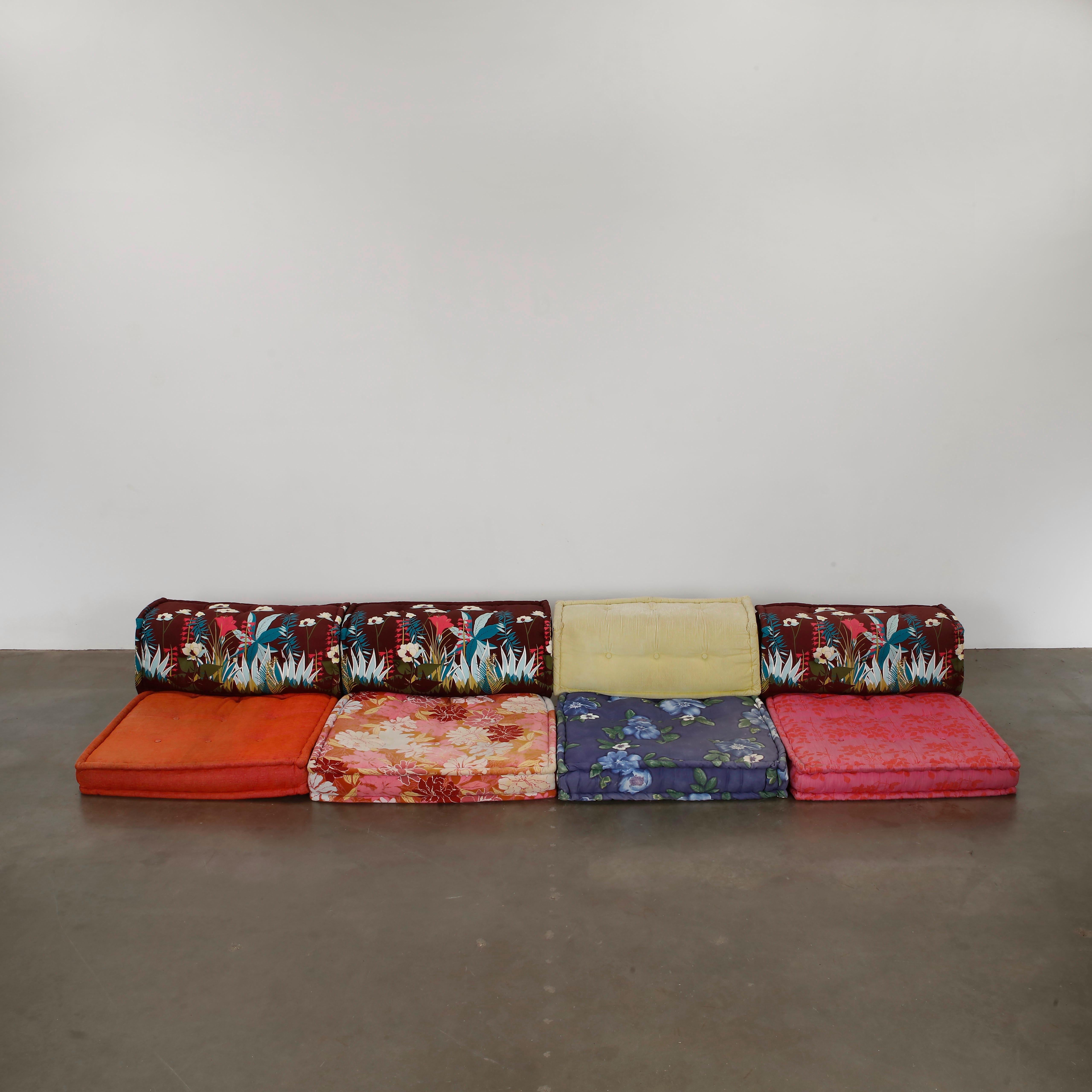 Italian Roche Bobois, 8-Piece Mah Jong Sofa, 2000s For Sale