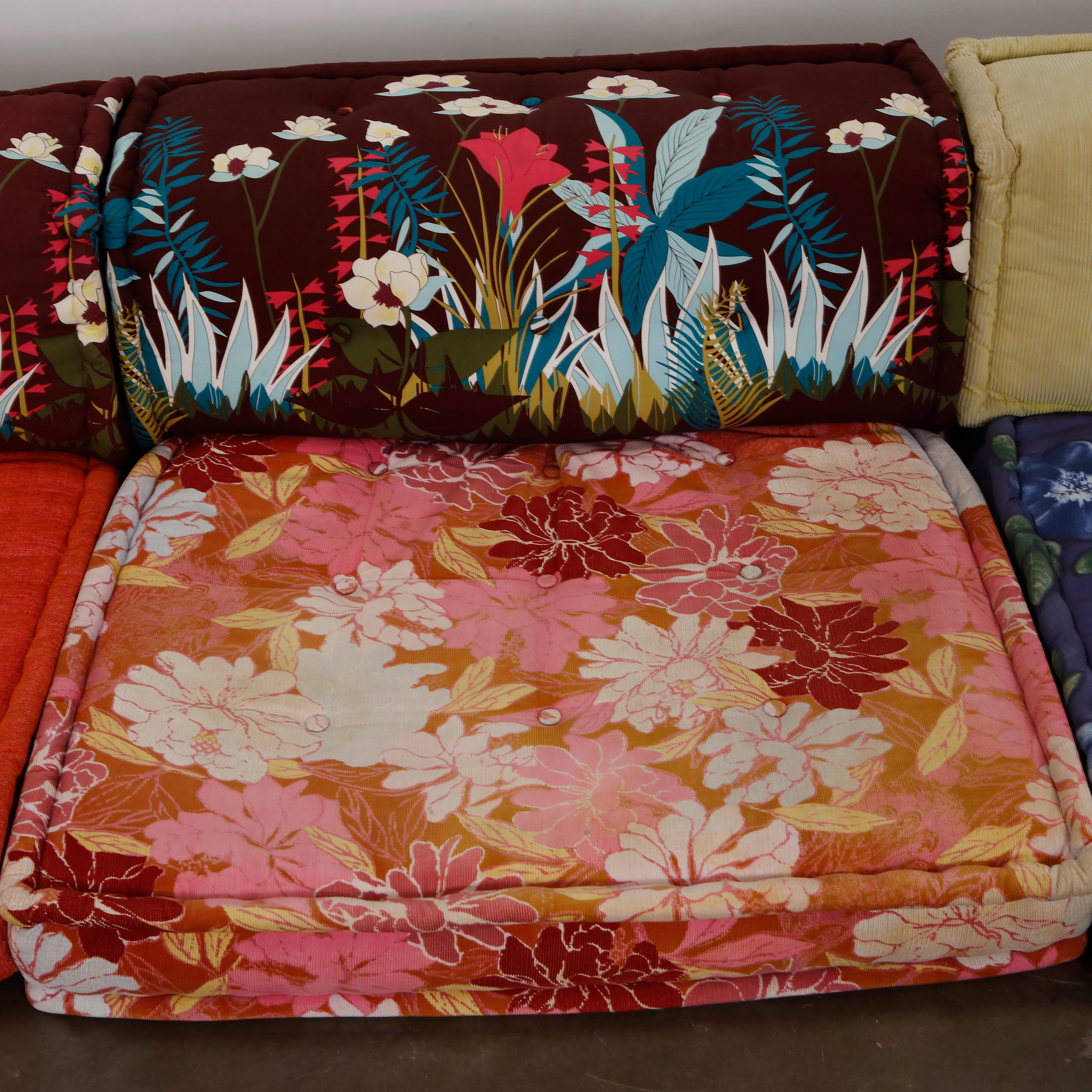 Contemporary Roche Bobois, 8-Piece Mah Jong Sofa, 2000s For Sale