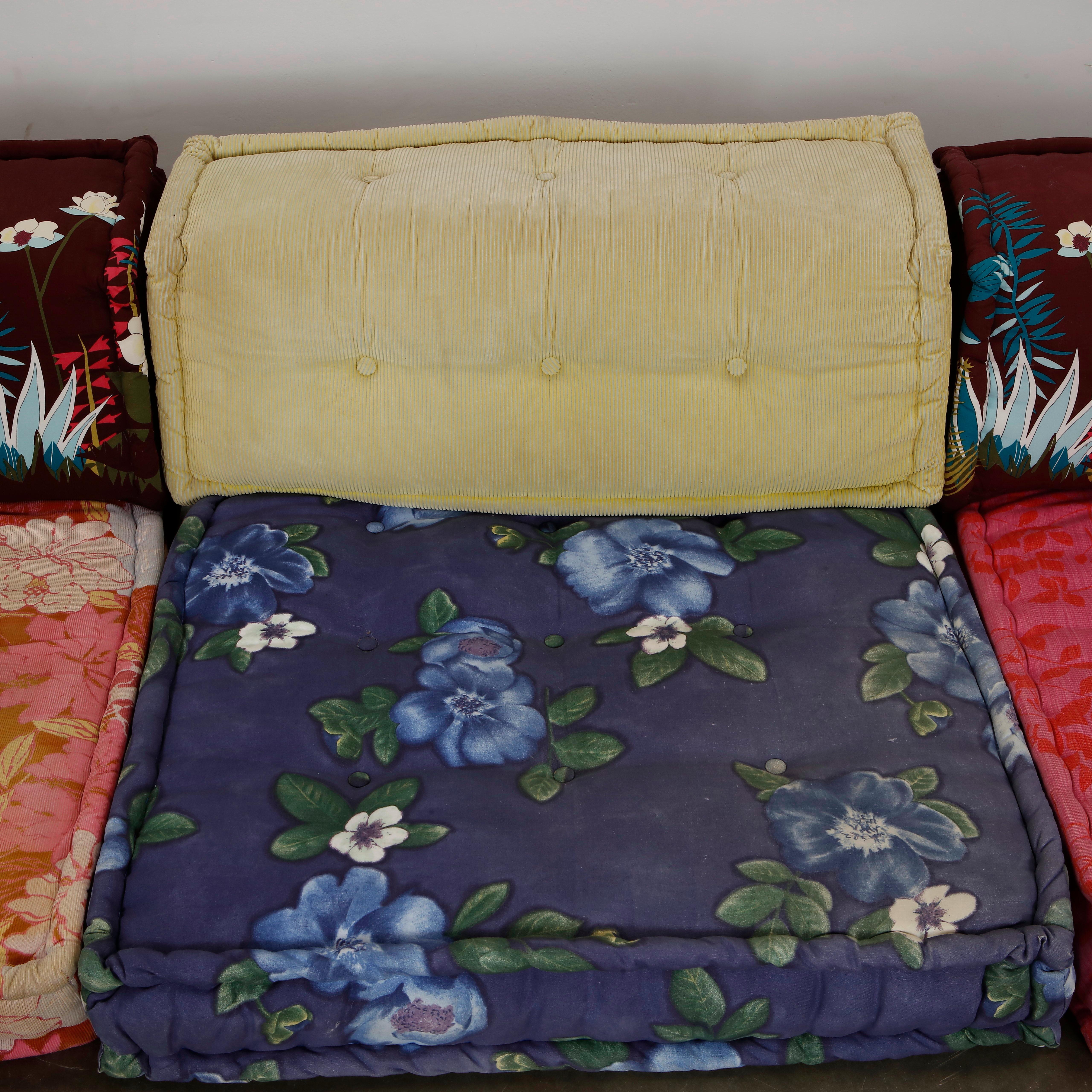 Fabric Roche Bobois, 8-Piece Mah Jong Sofa, 2000s For Sale
