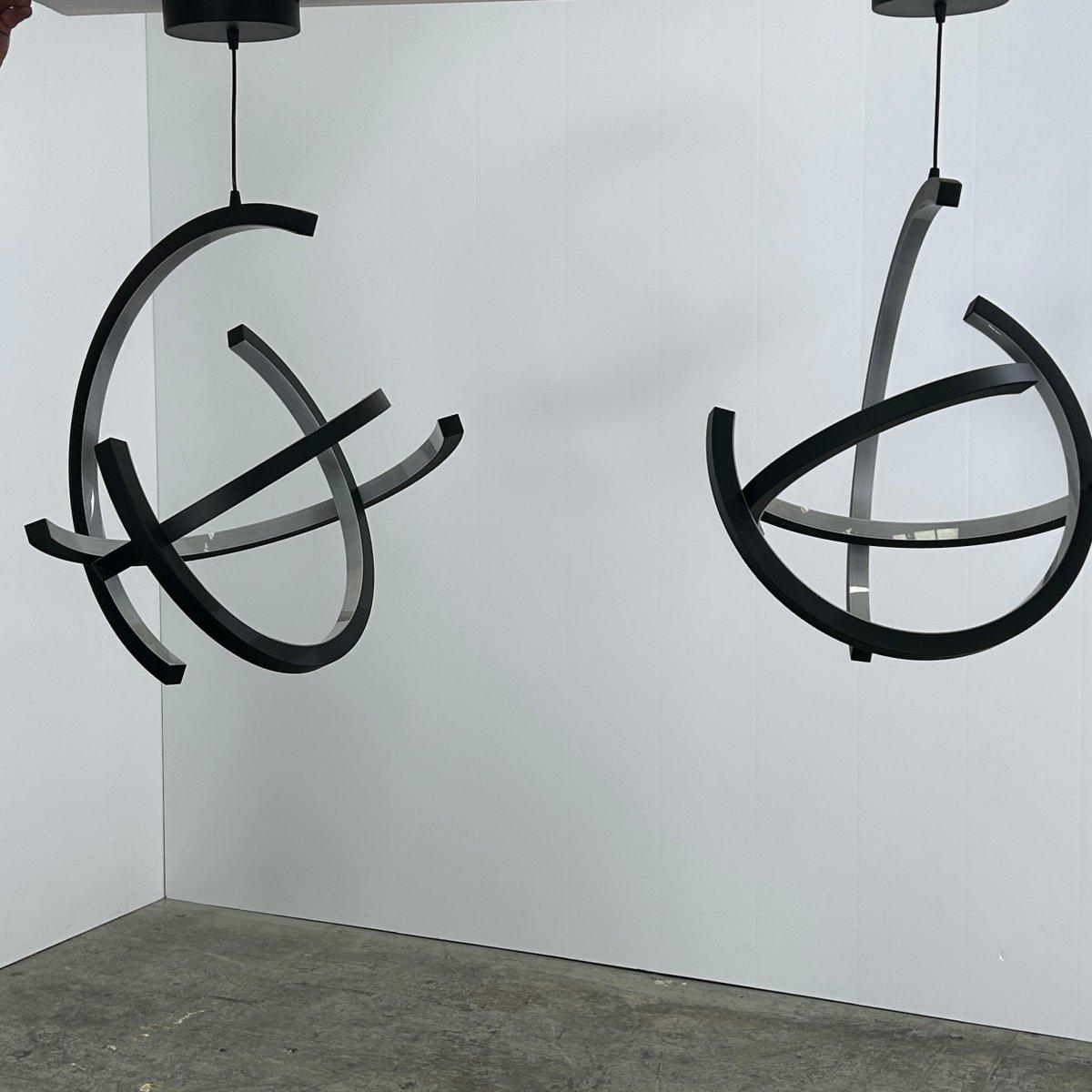 Roche Bobois Atom Suspension Light by Cédric Ragot, Set of Two For Sale 2