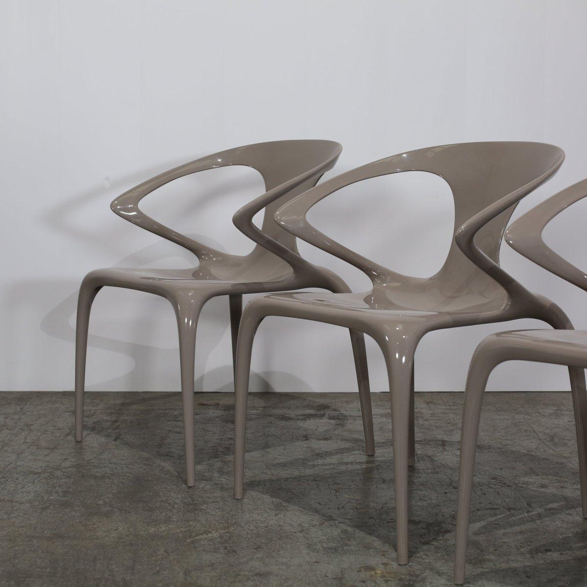 Chaises de salle à manger Ava, lot de quatre, Roche Bobois en vente 2