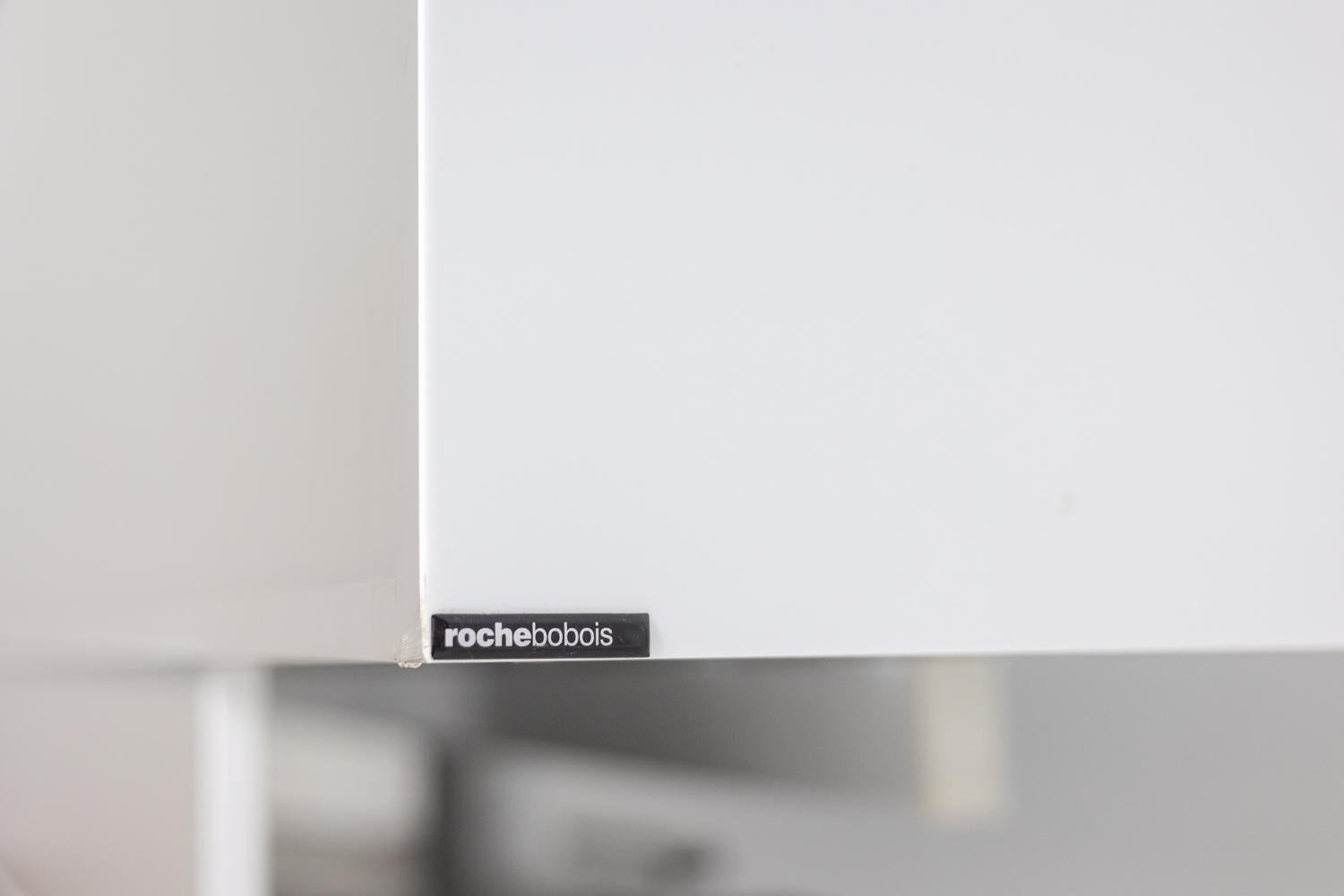 Roche Bobois. Buffet cinétique noir et blanc. 1990s. en vente 6