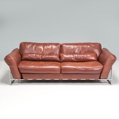 Canapé en cuir Brown de Roche Bobois