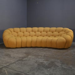 Roche Bobois Bubble Curved Sofa by Sacha Lakic