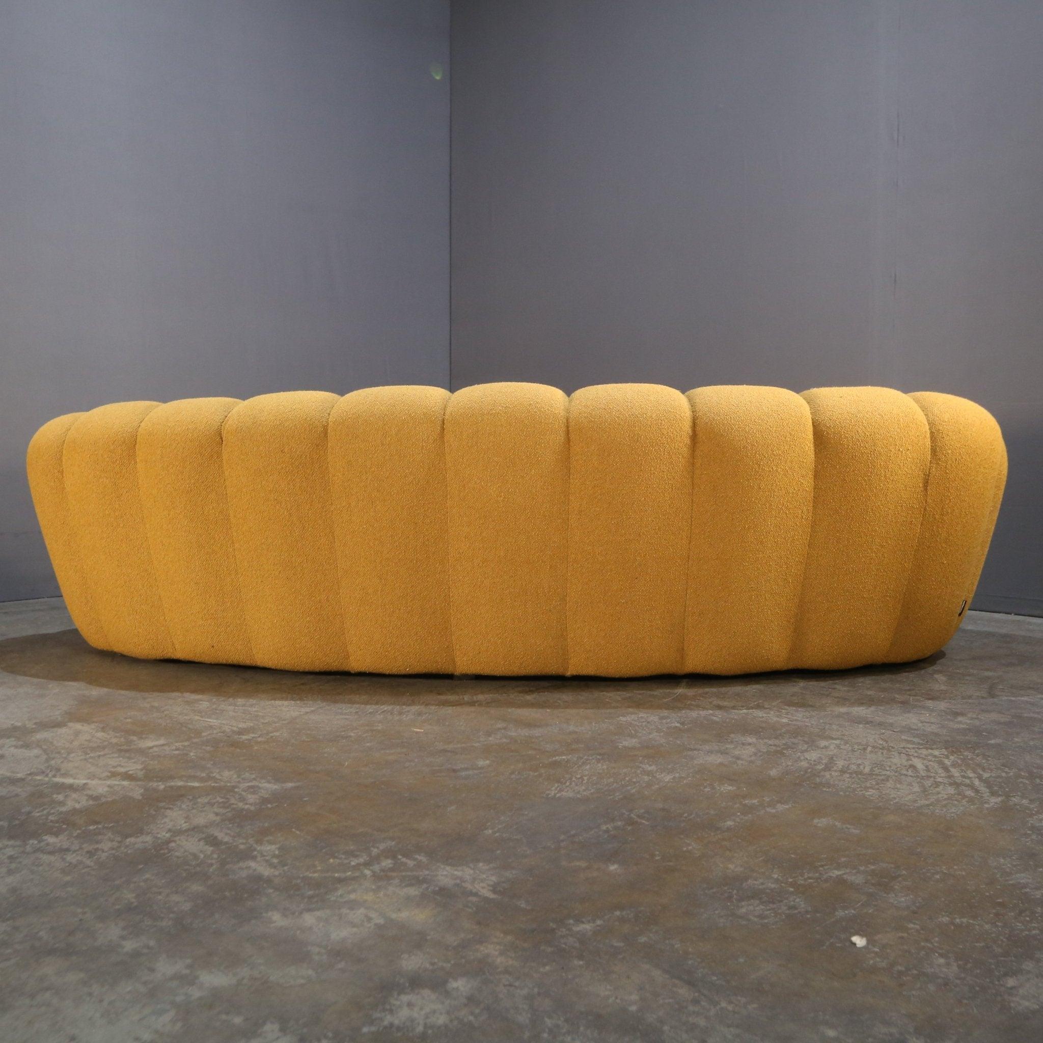 French Roche Bobois Bubble Curved Sofa by Sacha Lakic