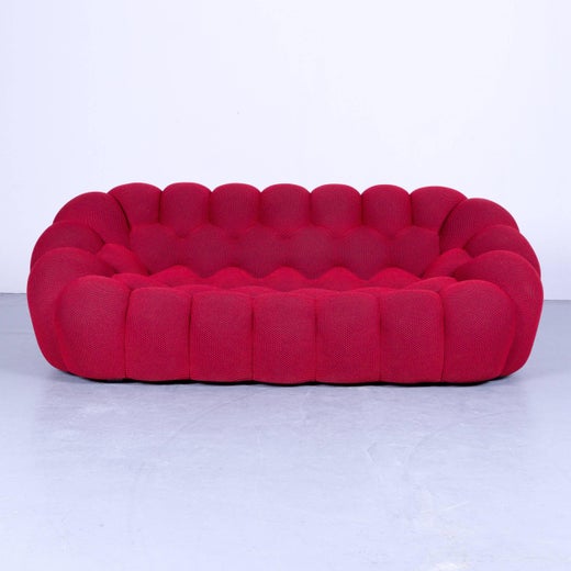 Roche Bobois Bubble Designer Sofa Red Fabric Designed by Sacha Lakic, 2017 For  Sale at 1stDibs