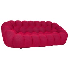 Roche Bobois Bubble Designer Sofa Red Fabric Designed by Sacha Lakic, 2017