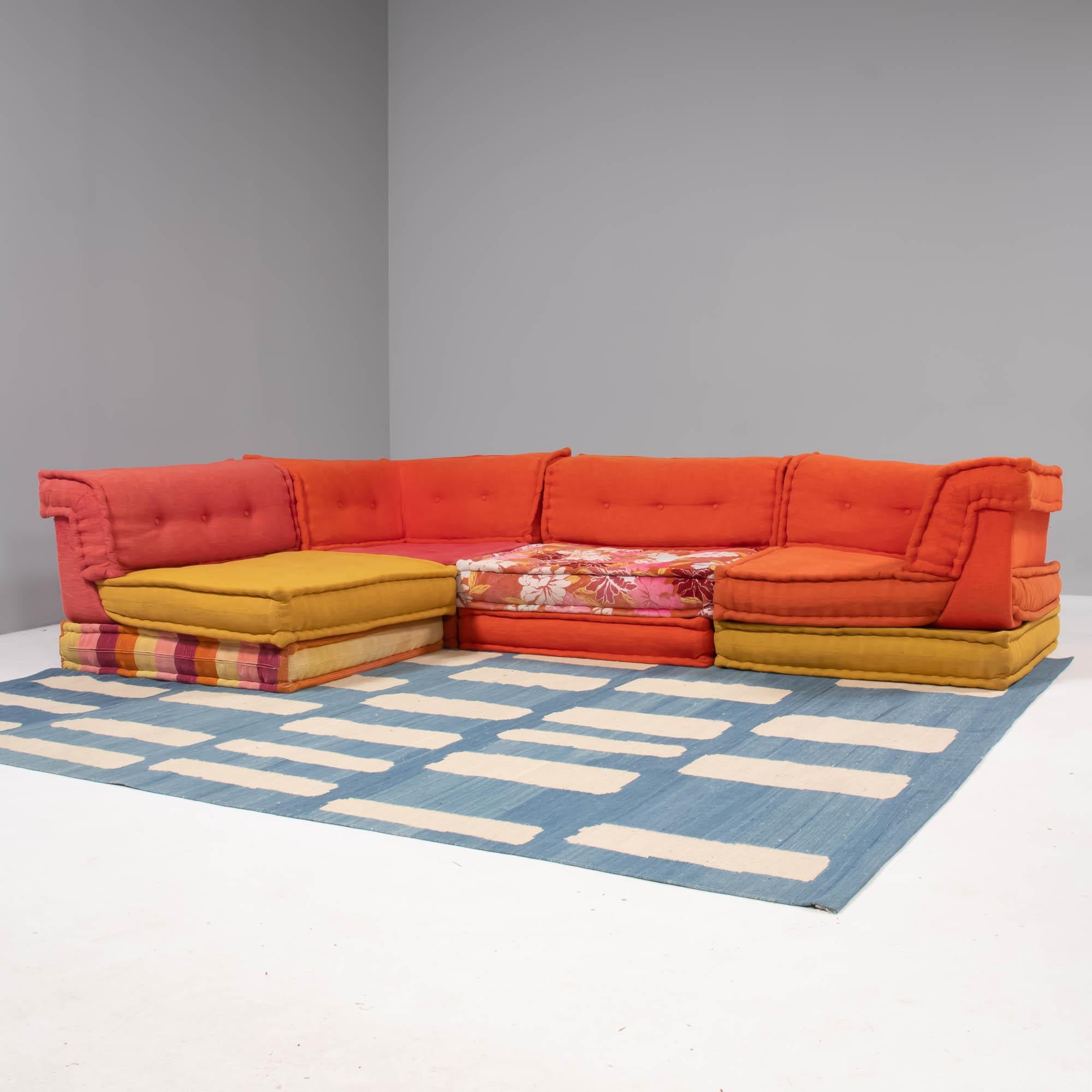 French Roche Bobois by Hans Hopfer Mah Jong Sectional Sofa, Set of 12