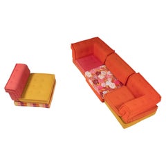 Roche Bobois by Hans Hopfer Mah Jong Sectional Sofa, Set of 12