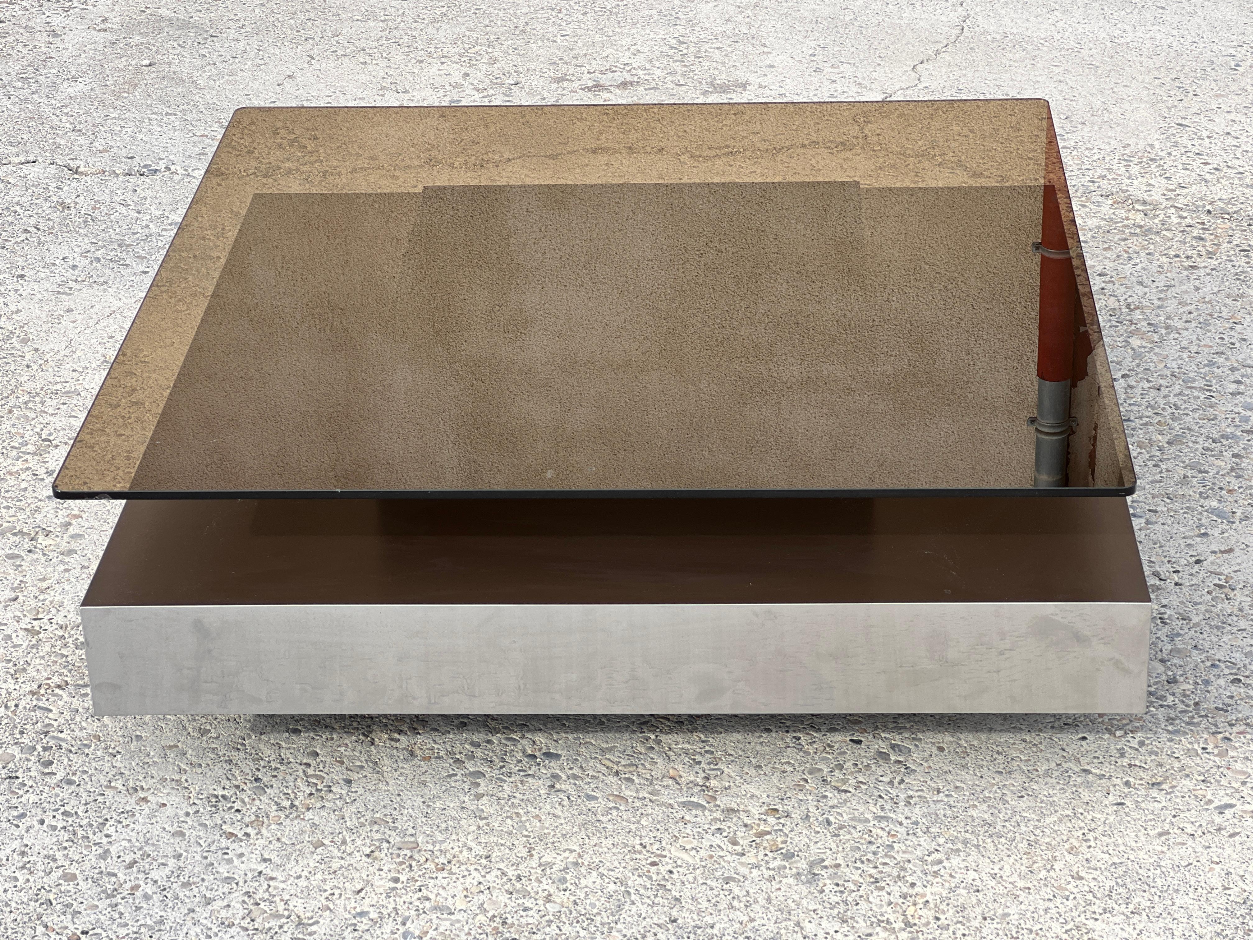 Roche Bobois Coffee Table 1970 in the Style of Willy Rizzo 1