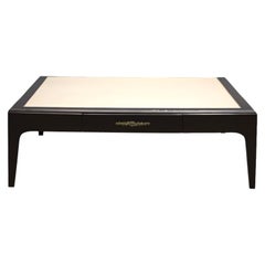Mesa baja Roche Bobois con acabado manufacturado antiguo