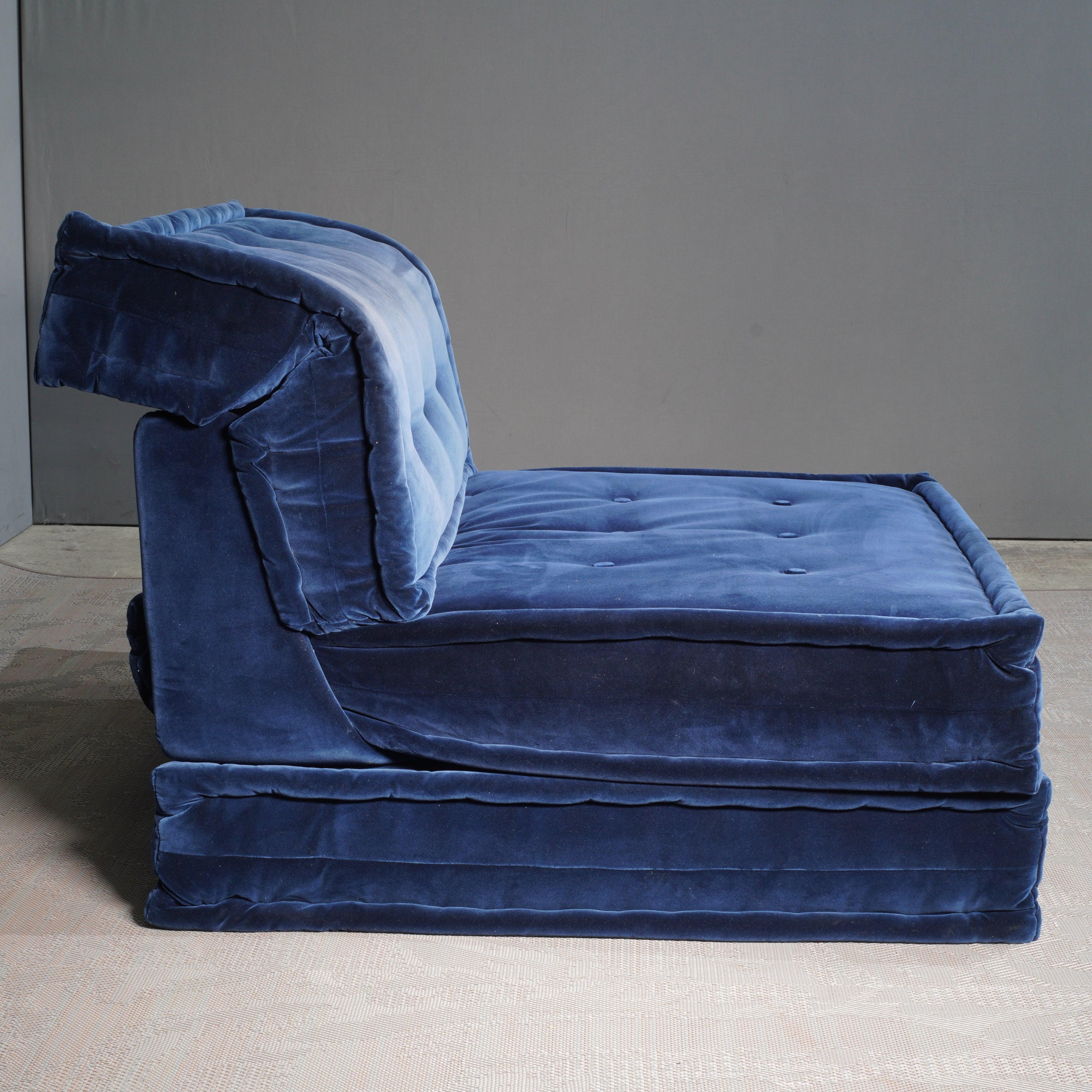 Modern Roche Bobois Cotton Velvet Mah Jong Sofa, Set of 12
