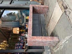 Roche Bobois Craquelure Finish Console on Perspex Feet